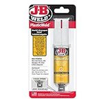 JB Weld 50132CAN PlasticWeld Quick-Setting Epoxy Syringe - Dries Translucent Yellow - 25 ml