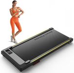 UREVO 3-in-1 Walking Pad Treadmill for Home & Office, Portable Under Desk Treadmill with Remote Control and Bluetooth APP, 6 km/h Max Speed, Quiet Motor, Space-Saving Design