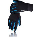 SIMARI Kids Gloves Winter Thermal Gloves for Kids Touchscreen Anti-Slip Gloves for Cycling Running Netball Hockey Football Rugby Biking Skiing Outdoor Boys Girls 3-15 Years SMRG106 (BLUE XXL)