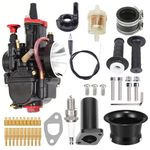 MTRPARTS Predator 212 Carb –High-Performance Mikuni Carburetor for Predator 212cc, Honda GX160 GX200 Clonn Engine-Ultimate Upgrade to Your Powersports Mini Bike Go Karts (BLACK)