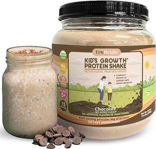 TruHeight Growth Protein Shake Ages 5+ (Chocolate)- Pediatric Recommended - Clinically Proven Nutrients, Vitamins, & Minerals for Kids, Teens & Young Adults - Immune Support, Powder Shakes & Snacks