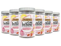 Twinings Cold Infuse Rose Lemonade, New Improved Taste, 72 Teabags (Multipack of 6 x 12 Infusers)