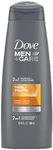 Dove Men+Care Thick and Strong Fortifying 2in1 Shampoo and Conditioner 12 FL OZ - Pack of 2