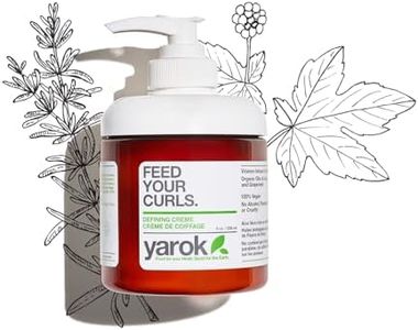 Yarok - Feed Your Curls Defining Creme - Organic Curl Cream and Curl Definer for Curly and Wavy Hair. Luxury Moisturizing Vegan Plant Based Formula - All Natural, Non Toxic, Lightweight - 8 Ounces