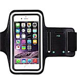 [1 Pack]Premium Water Resistant Sports Armband with Key Holder for iPhone 7, 6, 6S (5.5-Inch), Galaxy s6,s7,S3/S4, iPhone 5/5C/5S, Bundle with Screen Protector Full Access to Touch Screen