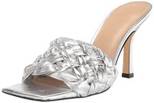 Marc Fisher Women's Draya Heeled Sandal, Silver 098, 4 UK