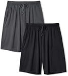 DAVID ARCHY Mens Pajama Shorts Bamb