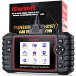 iCarsoft Bidirectional Diagnostic Tool Vol V3.0 for Volvo/SAAB, All System OBD2 Scanner with 29 Reset, Active Test, 118 Live Graph Data, Engine Fault Code Reader, Battery Test, Continuous Upgrade