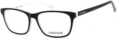 Calvin Klein CK18515, Acetate Sunglasses Black/White Unisex Adult, Multicolor, Standard