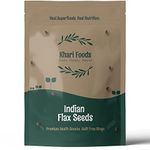 Khari Foods Organic Flax Seeds 1kg, Fat Loss, Omega 3 & Anti-oxidants Rich, Gluten Free