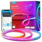 Govee Neon Rope Lights, RGBIC LED Neon Lights with Music Sync, 16 Million DIY Colors, Works with Alexa, Google Assistant, 10ft Neon Lights for Bedroom, Living Room, Gaming Decor(Not Support 5G WiFi)