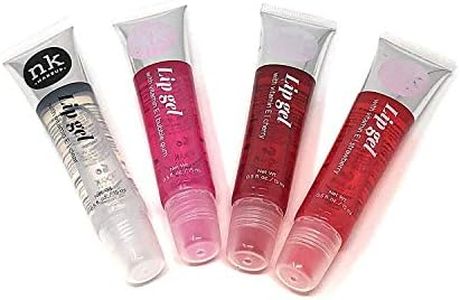 4 Pack Nicka K Lip Gel (CLEAR, STRAWBERRY, CHERRY, BUBBLE GUM)