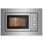 Cookology IM17LSS Built-in Microwave in Stainless Steel | Integrated Frame Trim Kit