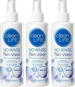 No-Rinse Peri-Wash, 8 fl oz - Soothing, Protecting Perineal Cleanser in a Rinse-Free Formula (Pack of 3)