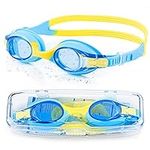 Portzon Unisex-Child Swim Goggles, 