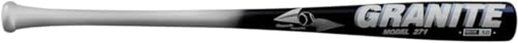 BAMBOOBAT BY PINNACLE SPORTS EQUIPMENT INC Baseball Bats - Granite Hickory/Bamboo Series - Model 271-2-Year Warranty - HWBB (33" / 30oz)