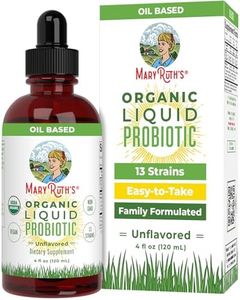 USDA Organic Liquid Probiotics by MaryRuth Organics | Improves Immune Function & Digestion for Men, Women & Kids | Plant-Based, Non-GMO, Vegan | 12 Live strains of Flora w/ Acidophilus Probiotic, 120 ml (Pack of 1)