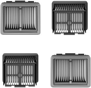 Replacement Vacuum Filters Roller Brushes Compatible with Dreame H12 Pro Wet Dry Vacuum Cleaner, Efficient Replacement Filters for Clean Floors (【H12Pro】4 Filters)