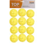 TOP Ball (The Outdoor Pickleball) - Dozen (12 Balls) (Yellow - 12 Pack)