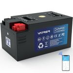 12.8V 460Ah Low Temp Cutoff LiFePO4 RV Battery, APP Monitoring, Built-in 250A BMS, Max. 3200W Load Power, 5880Wh Usable Energy, 5000+ Cycles Lithium Battery, Perfect for RV, Motorhomes and Off Grid