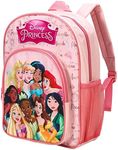 William Lamb Disney Princess Kids Childrens Premium Backpack School Rucksack Travel Bag Boys Girls with side mesh pocket and front zipped pocket,Multicolour,36.7cm (H),26cm (W),13cm (D),02909