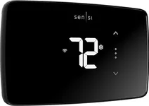 Sensi Lite Smart Thermostat, Data Privacy, Programmable, Wi-Fi, Easy DIY, Works With Alexa, Energy Star Certified, ST25, Most Systems C-Wire Not Required, Except On Heat/Cool Only and Heat Pump System