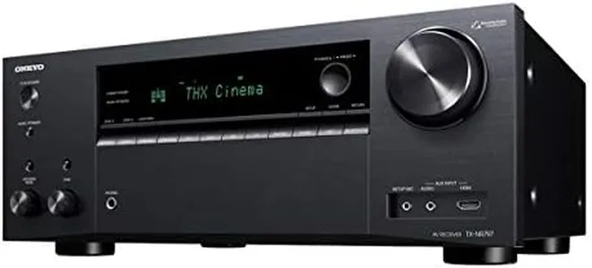 Onkyo TX-NR797 Smart AV 9.2 Channel Receiver with 4K Ultra HD | Dolby Atmos | AirPlay 2 | IMAX Enhanced (2019 Model),Black