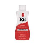 Rit Dye Liquid – Wide Selection of Colors – 8 Oz. (Scarlet)