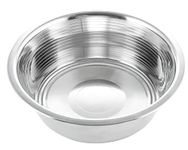 HB Bowl Standard Stainless Steel Large Size Dog and Cat 9 inch Bowls ~ Metal Food and Water Dish, 1900 ml / 64 Oz ~ 1 Pack (Sticker Free)