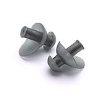 Speedo Unisex Ergo Swimming Earplug | Anti-Leak | Ear Protection, Grey Smoke, One Size