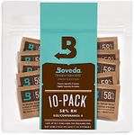 Boveda 58% Two-Way Humidity Control Packs For Storing ½ oz of Product – Size 4 – 10 Pack – Moisture Absorbers for Small Storage Containers – Humidifier Packs – Hydration Packets in Resealable Bag