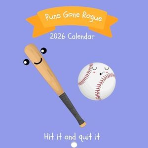 Adult Puns 2026 Wall Calendar | Puns Gone Rouge | Funny 12-Month Humor with Bold Illustrations & Grown-Up Laughs | Funny Calendars for Adults 2026