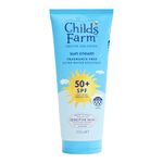 Childs Farm Kids & Baby Sun Cream SPF 50+ | UVA & UVB Very High Protection | Extra Water Resistant | Fragrance Free | Suitable for Dry, Sensitive Skin, 200ml