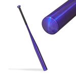 Relaxdays Baseball Bat, Aluminium, 34 Inches, Anti-Slip Grip Handle, Softball, Large, Rounders, Sports, Game, Blue