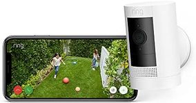 Certified Refurbished Ring Outdoor Camera Battery(Stick Up Cam)|HD wireless outdoor Security Cam 1080p Video,Two-Way Talk,Wifi,Works with Alexa| Alternative to CCTV|30-day free trial of Ring Protect