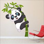 Ghar Kraft Panda Wall Sticker, Vinyl.., Self-Adhesive