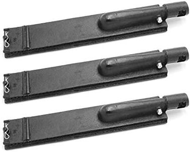 Hongso 15 3/4 Inches Cast Iron Burner Replacement for BBQ Barbeques Galore Turbo 3 Burners Elite CG3TCBN 720-0057 Nexgrill 720-0057 Aussie Bakers and Chefs Charbroil Sam's Gas Grill CBC301 3-Pk