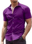 COOFANDY Men's Muscle Fit Dress Shi