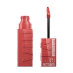 Maybelline New York SuperStay Vinyl Ink Liquid Lipstick - Peachy, Instant Shine & Transfer Proof. SuperStay Vinyl Ink Liquid Lipstick Last Up To 16Hr, Enriched With Vitamin E & Aloe | 4.2ml