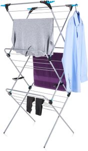 Minky 3-Tier Clothes Airer – Folding Indoor Laundry Drying Rack