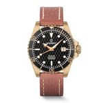 BODERRY Original Japanese Automatic Dive Watches for Men,Bronze Case with Sapphire Crystal -100M Waterproof Mens Mechanical Wrist Watches with Rotating Bezel & Screw Down Crown…, Black/Bronze,