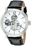 Disney Adult Vintage Analog Quartz Watch, Silver, Black, Mickey