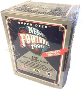 1991 Upper Deck High Number Series Football Factory Sealed Set (200)