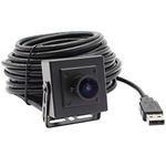 ELP USB Fisheye Camera 170degree 960P PC Camera Wide Angle Low Light Webcam for Computer Raspberry Pi Mini UVC USB2.0 Lightburn Camera 0.01lux USB Security Camera Industrial Open CV USB with Camera