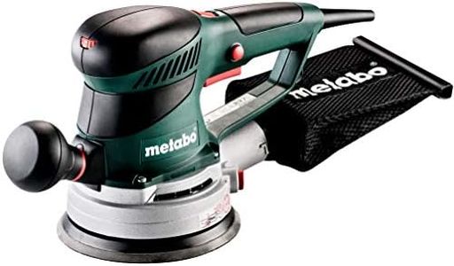 Metabo SXE 450 TurboTec Random Orbital Sander - 600129000 - With Patented Duo Oscillating Circuit Adjustment, Vario (V)-Electronics and Much More - Nominal Input Power: 350 W - 4 m Cable Length