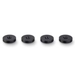 PrecisionGeek - Speaker spike pads, Feet base, Slim shape 20mm diameter, Black Steel, Oxidised, Home Audio Speakers Accessories - Set of 4 pieces