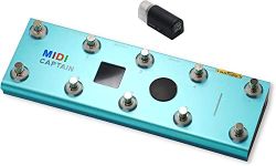 Paint Audio MIDI Captain Foot Controller and Wireless MIDI Adapter-MIDI Mate Time Engine Function Support all PC/CC/Note commander 10 Foot Switches