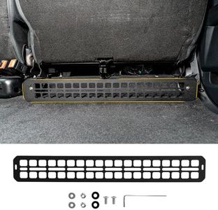 Maxzina Seat Bottom Divider Panel Compatible with Ford F150 2015+ Raptor 2015+ Super Duty 2017+ Under Seat Molle Panel Second Row Storage Panel 2nd Row Under Seat Organizer Accessories