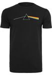 MERCHCODE Boys' Pink Floyd Dark Side of The Moon Tee T-Shirt, Black, M