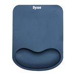 Dyazo Memory-Foam Gel Mouse Pad with Wrist Rest Support Non Slip Rubber Base Mousepad Suitable for Computer, Laptop, Notebooks Gaming (Blue)